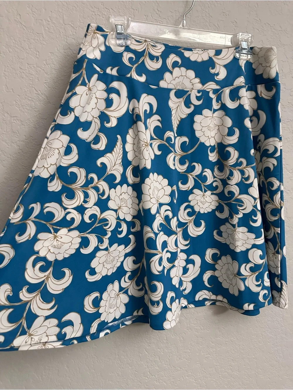 ANN TAYLOR A-line Floral Easy Care Skirt Womens Size Medium - Picture 2 of 5